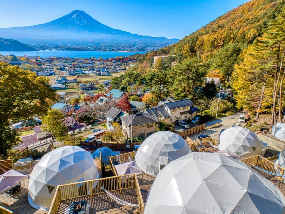 Mt,Fuji Glamping Terrace Minenohana - Vacation Stay 35711V Fujikawaguchiko Bagian luar foto