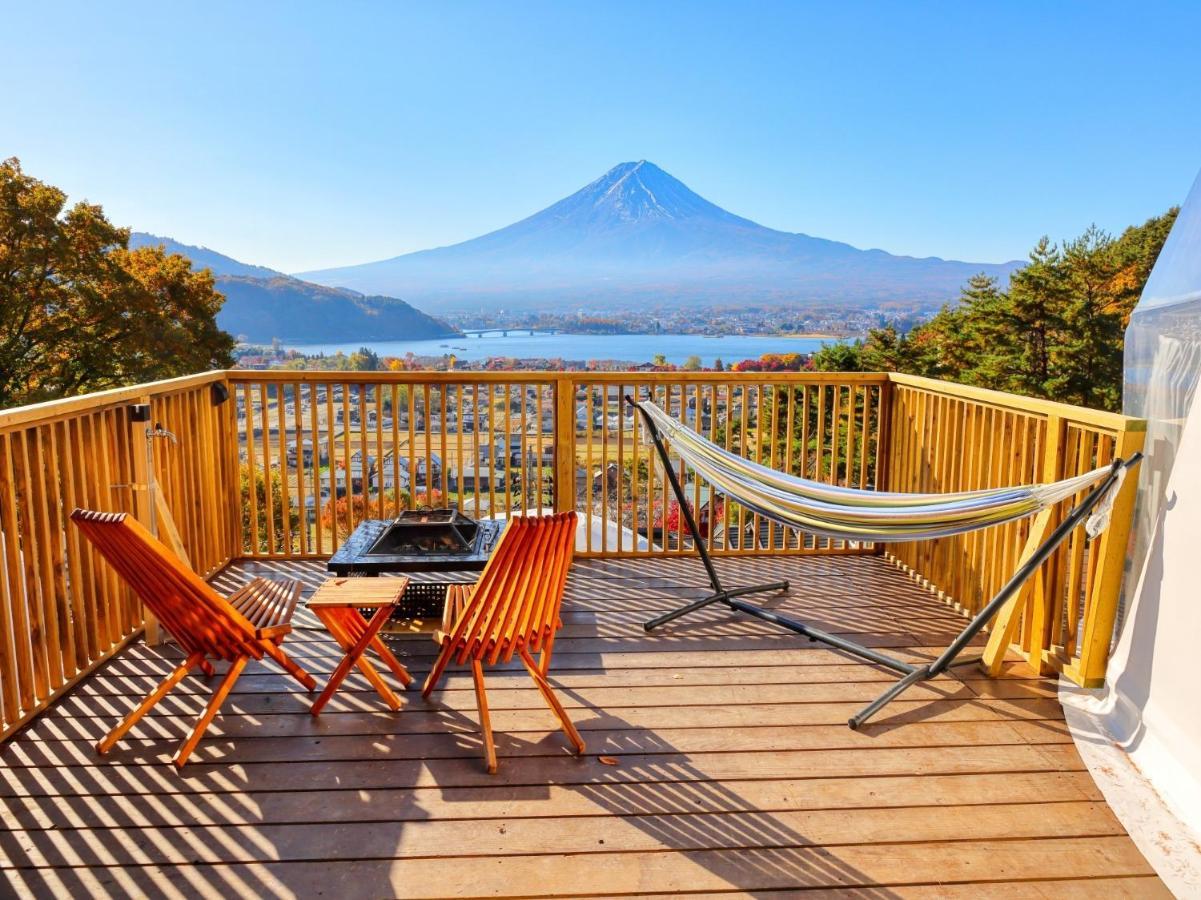 Mt,Fuji Glamping Terrace Minenohana - Vacation Stay 35711V Fujikawaguchiko Bagian luar foto