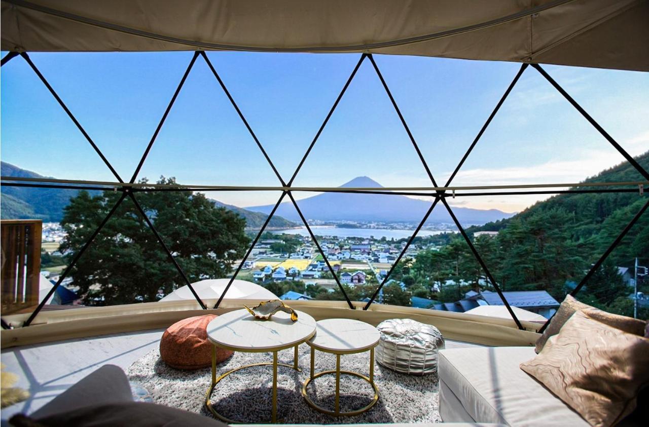 Mt,Fuji Glamping Terrace Minenohana - Vacation Stay 35711V Fujikawaguchiko Bagian luar foto