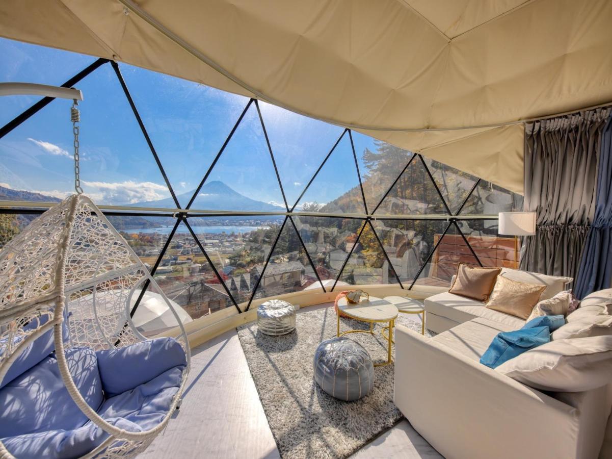 Mt,Fuji Glamping Terrace Minenohana - Vacation Stay 35711V Fujikawaguchiko Bagian luar foto